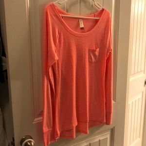 Bright orange tshirt